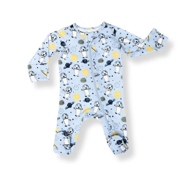 Norani Baby Organic Footie - Space Bears