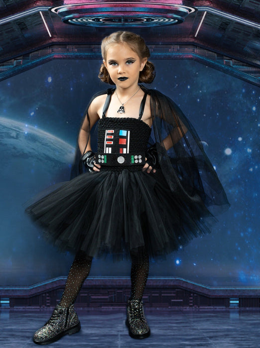 Mia Belle Girls Dark Star Villain Tutu Costume Dress