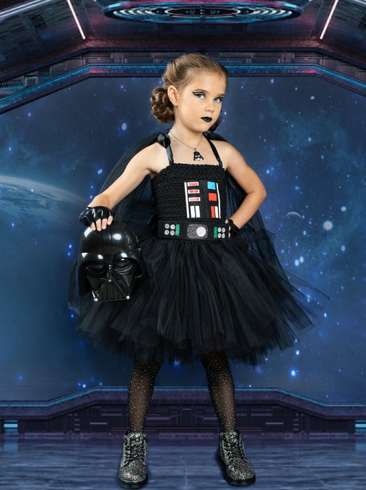 Mia Belle Girls Dark Star Villain Tutu Costume Dress