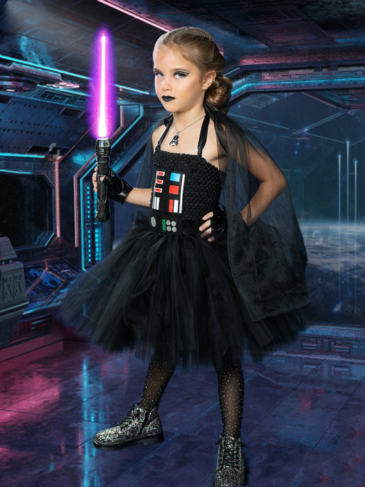 Mia Belle Girls Dark Star Villain Tutu Costume Dress