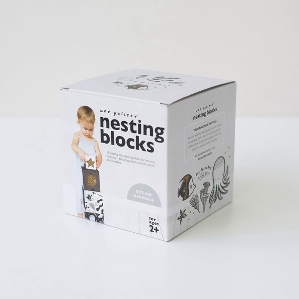 Wee Gallery Nesting Blocks - Ocean Animals