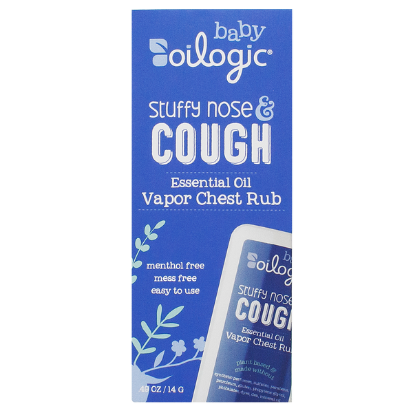 Oilogic Stuffy Nose & Cough Vapor Chest Rub .49 fl. oz.