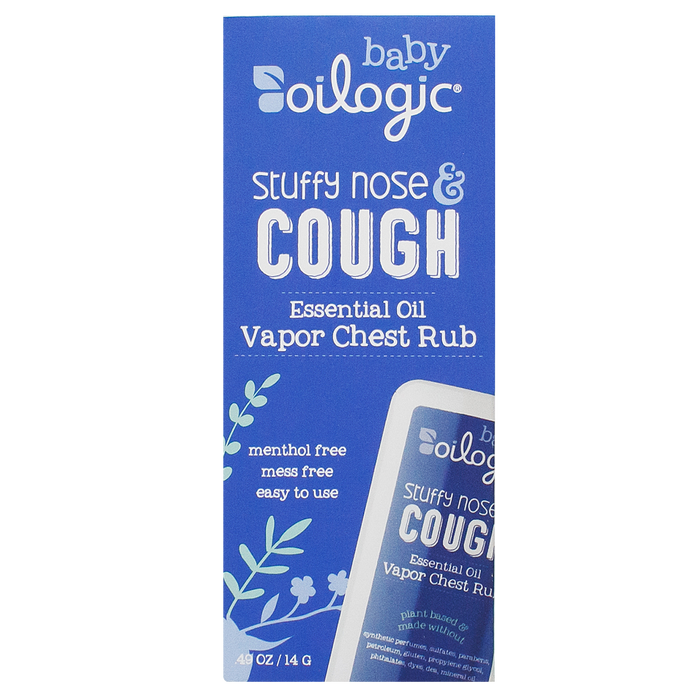 Oilogic Stuffy Nose & Cough Vapor Chest Rub .49 fl. oz.