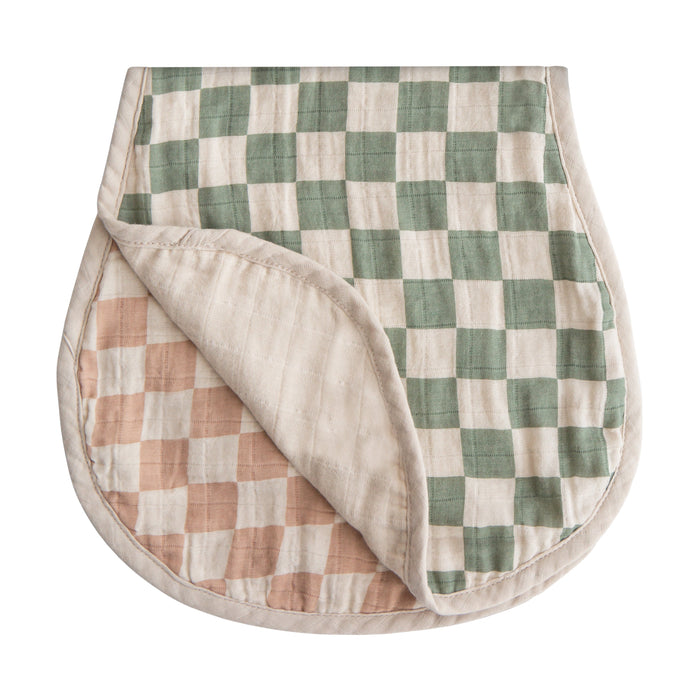 Mushie Organic Cotton Muslin Burp Cloth 2-Pack