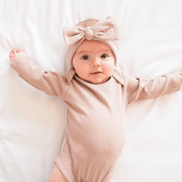 bug + bean kids Organic Ribbed Cotton Bodysuit