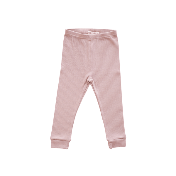 bug + bean kids Organic Ribbed Cotton Legging