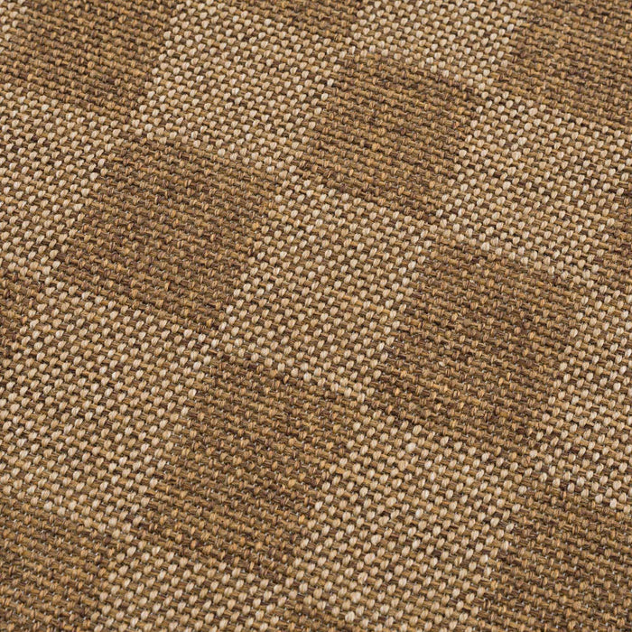 Hauteloom Kuval Checkered Brown Rug