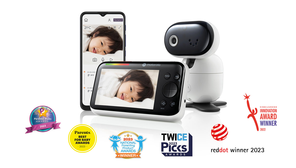 Motorola PIP1610 HD Connect 5" 1080p Remote Pan/Tilt Video Baby Monitor