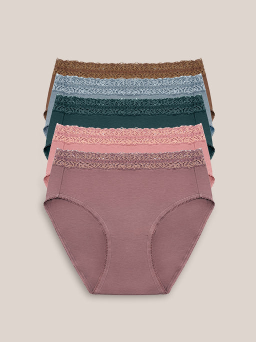 Kindred Bravely High-Waisted Postpartum Underwear Pack | Dusty Hues