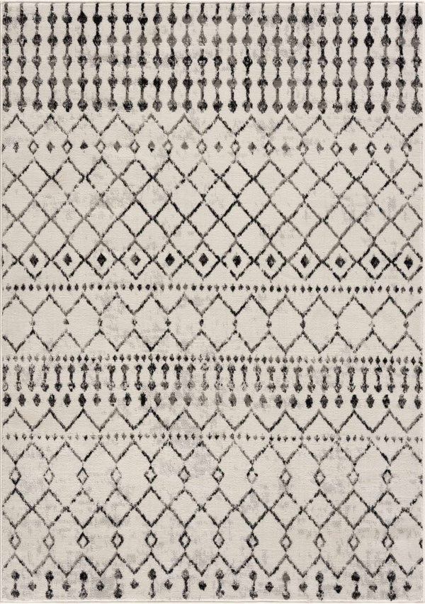 Hauteloom Cowplain Scandi Trellis Area Carpet