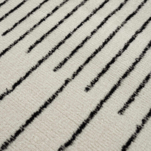 Hauteloom Angus Black & White Geometric Area Rug