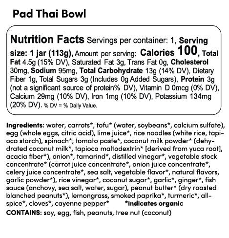 Globowl Pad Thai for Tots - Single Jar