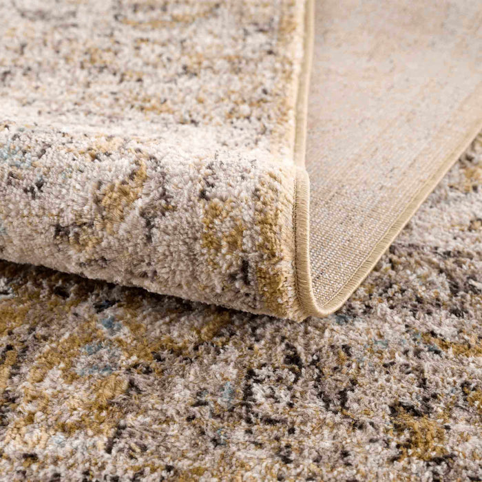 Hauteloom Anana Gold & Beige Area Rug - Clearance