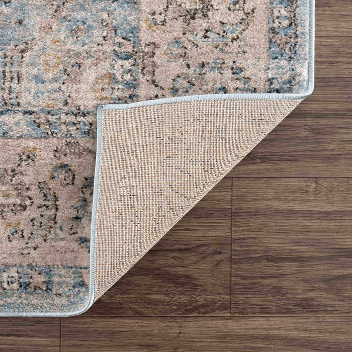 Hauteloom Anana Silver Blue & Beige Area Rug - Clearance