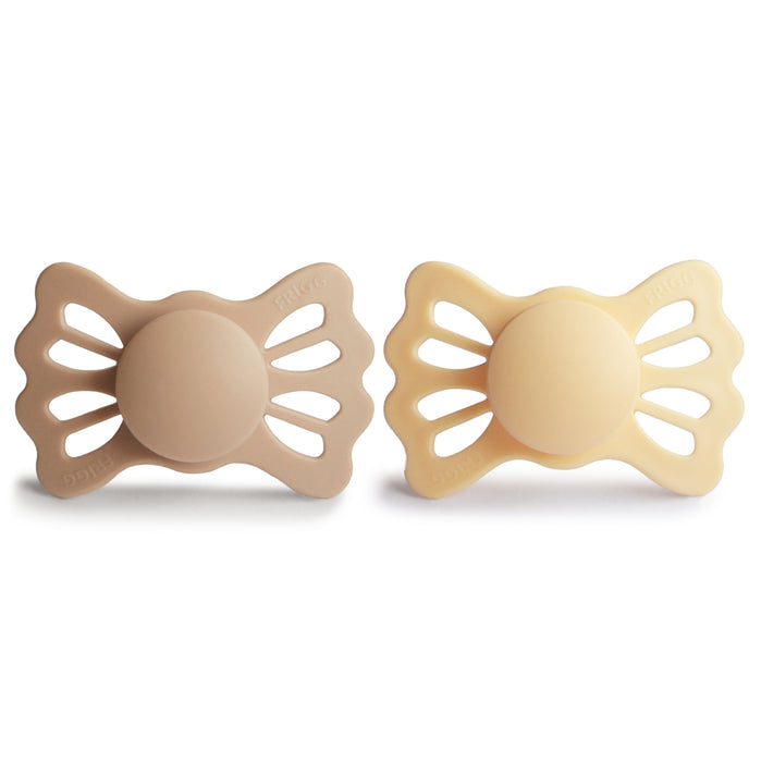 Mushie FRIGG Lucky Symmetrical Silicone Pacifier 2-Pack (6-18 Months)