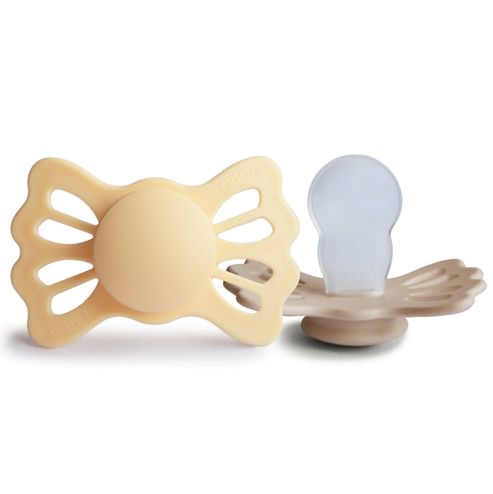 Mushie FRIGG Lucky Symmetrical Silicone Pacifier 2-Pack (6-18 Months)