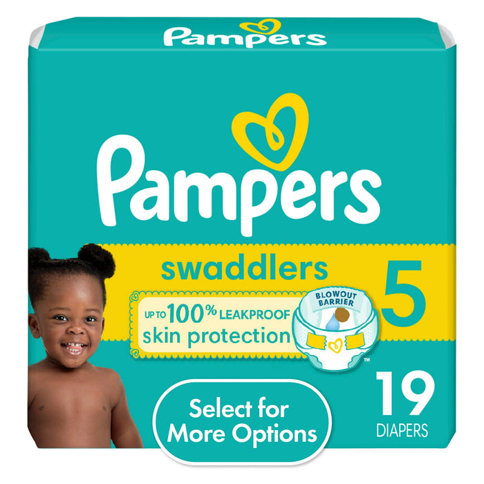 Pampers Swaddlers Active Baby Diaper Size 5- 19  Count