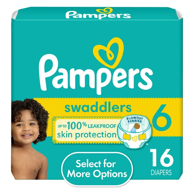 Pampers Swaddlers Active Baby Diaper Size 6 16 Count
