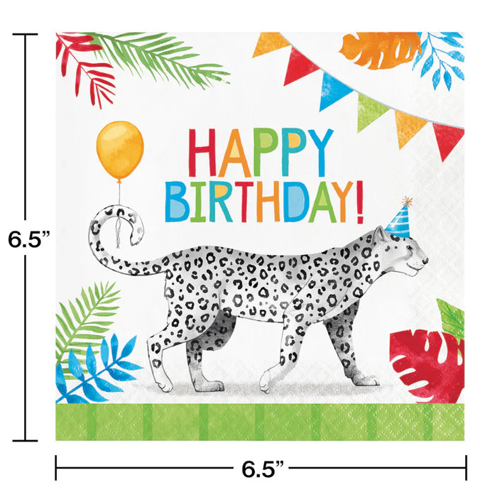 Party Decorations Party Animals Birthday Kit for 8 (46 Total Items)