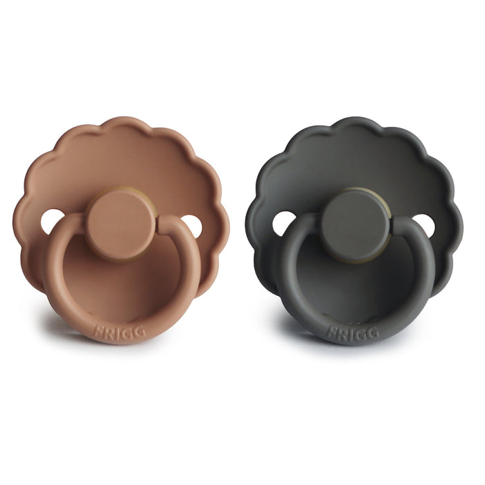 Mushie FRIGG Daisy Natural Rubber Pacifier 2-Pack