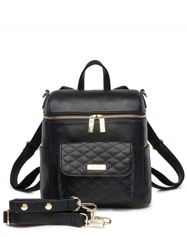 Luli Bebé Petit Monaco Diaper Bag | Ebony Black