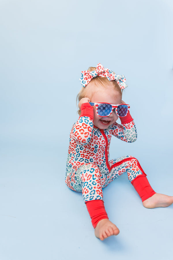 Dream Big Little Co STAR SPANGLED & SASSY DREAM ROMPER