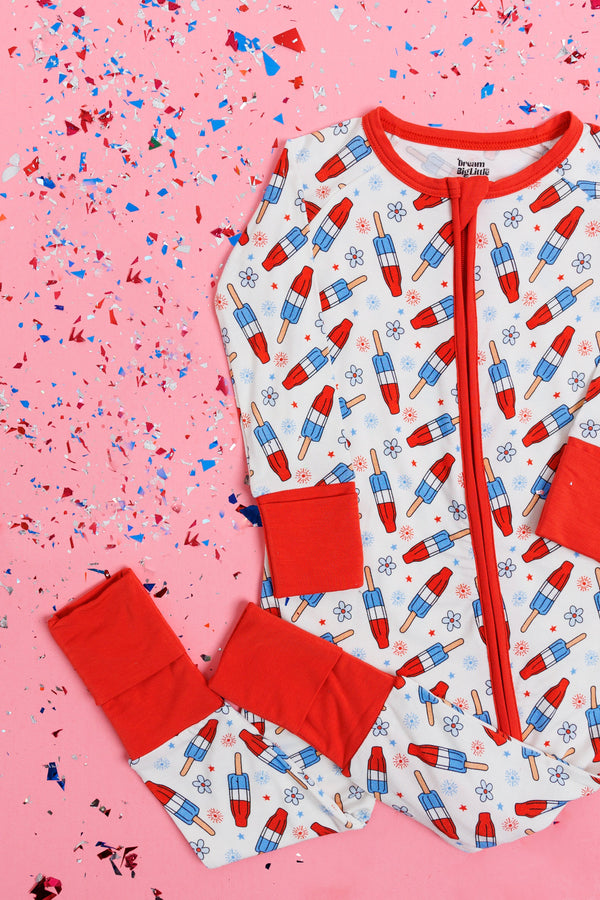 Dream Big Little Co LITTLE MISS FIRECRACKER DREAM ROMPER