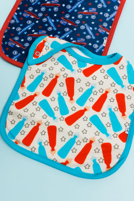 Dream Big Little Co Home of the Free Checkers Dream Baby Bib 3-Pack