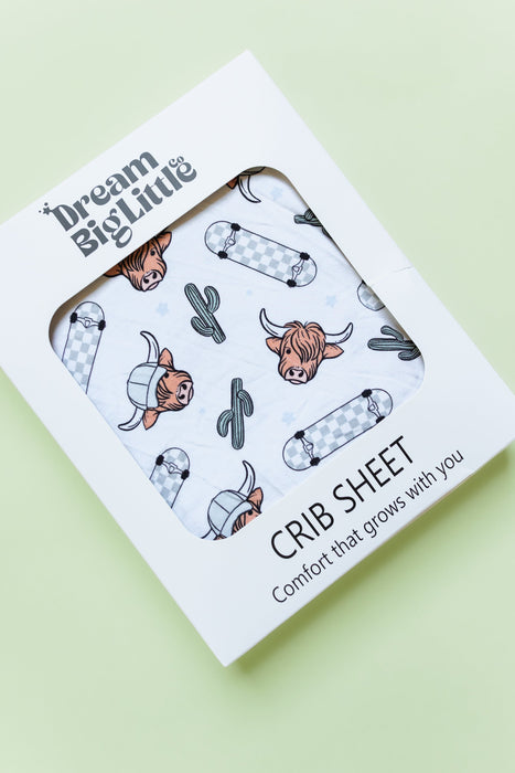 Dream Big Little Co EXCLUSIVE MOO-VING FAST DREAM CRIB SHEET