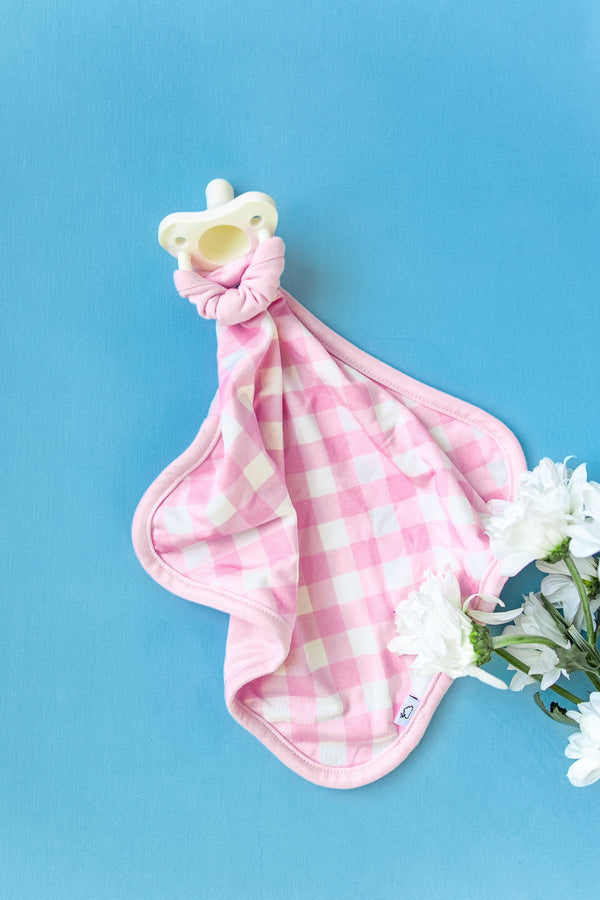 Dream Big Little Co TAFFY PINK GINGHAM DREAM LOVEY