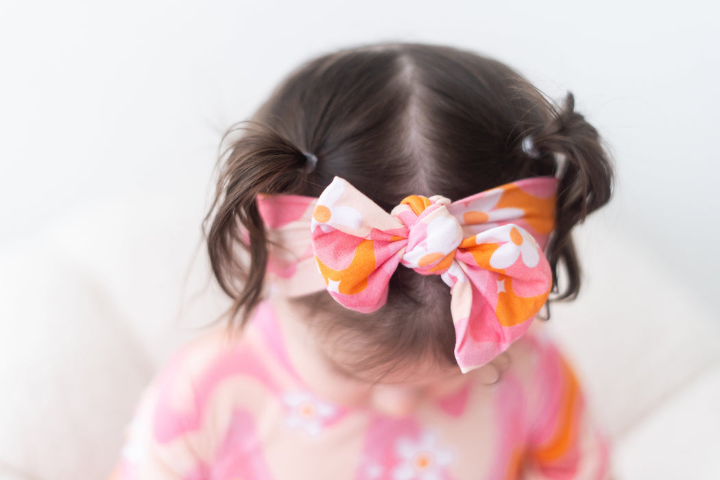 Dream Big Little Co GROOVY FLORAL DREAM BOW