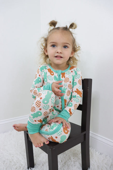 Dream Big Little Co WHAT'S UP PEEPS DREAM ROMPER