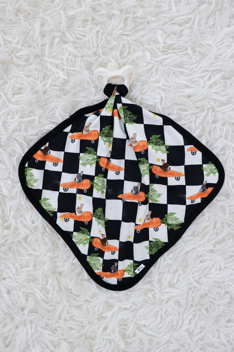 Dream Big Little Co RACING CARROT CHECKERS DREAM LOVEY