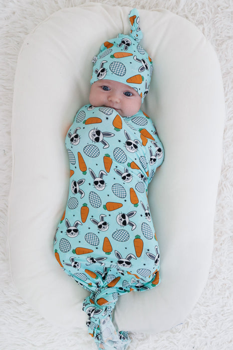 Dream Big Little Co RAD RABBIT DREAM SWADDLE & BEANIE