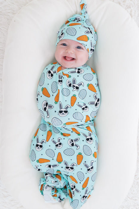 Dream Big Little Co RAD RABBIT DREAM SWADDLE & BEANIE