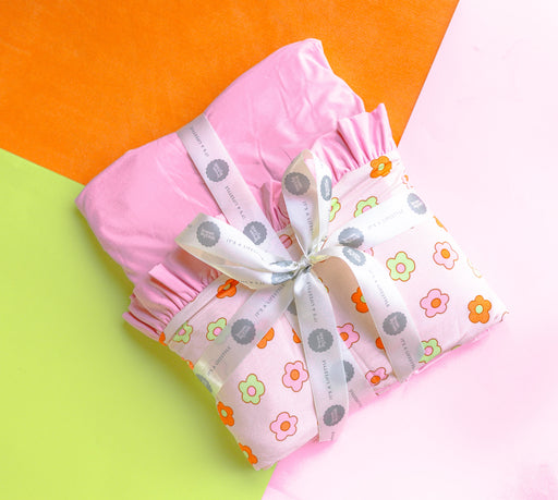 Dream Big Little Co FEELIN' FLOWERFUL DREAM RUFFLE BLANKET