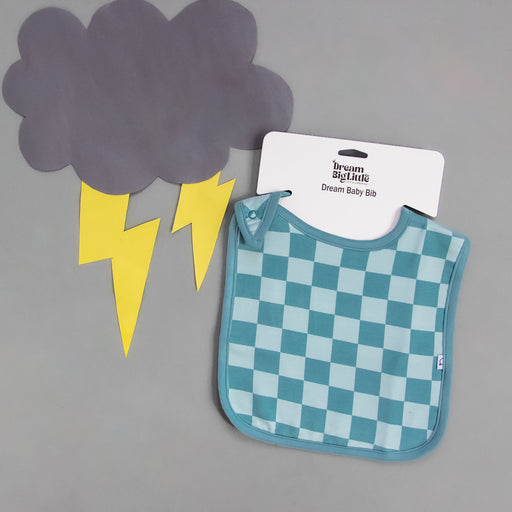 Dream Big Little Co STORMY CHECKERS DREAM BABY BIB