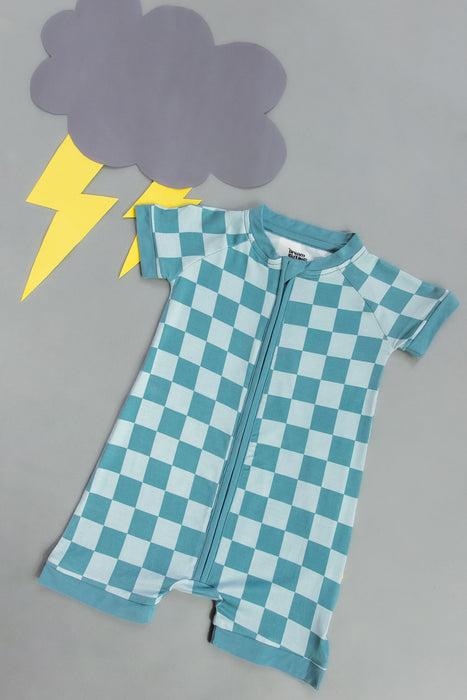 Dream Big Little Co STORMY CHECKERS DREAM SHORTIE