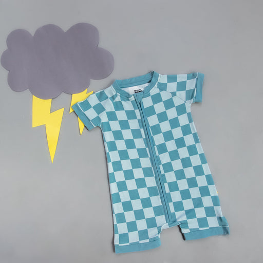 Dream Big Little Co STORMY CHECKERS DREAM SHORTIE