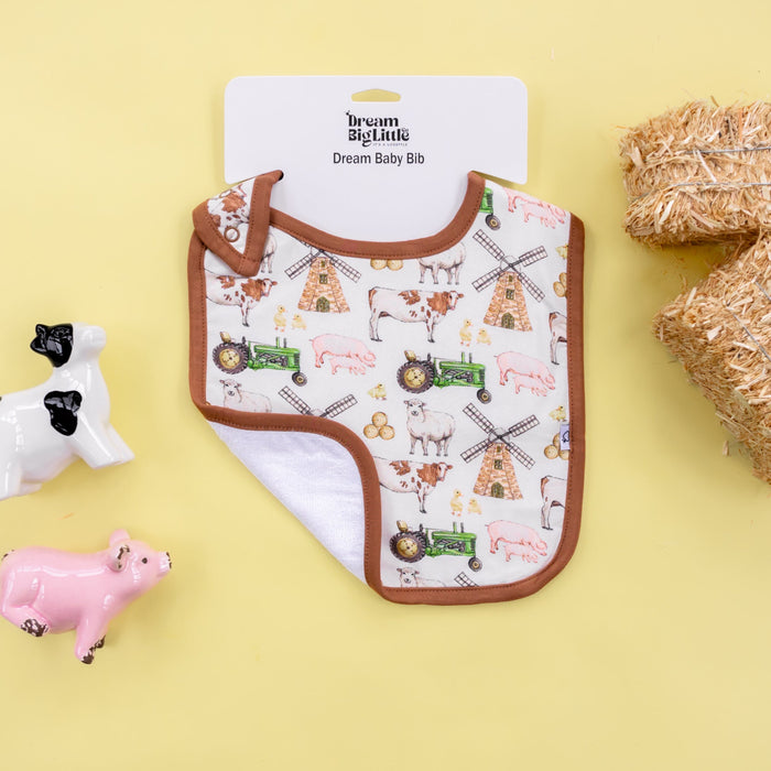 Dream Big Little Co FARM LOVIN' DREAM BABY BIB