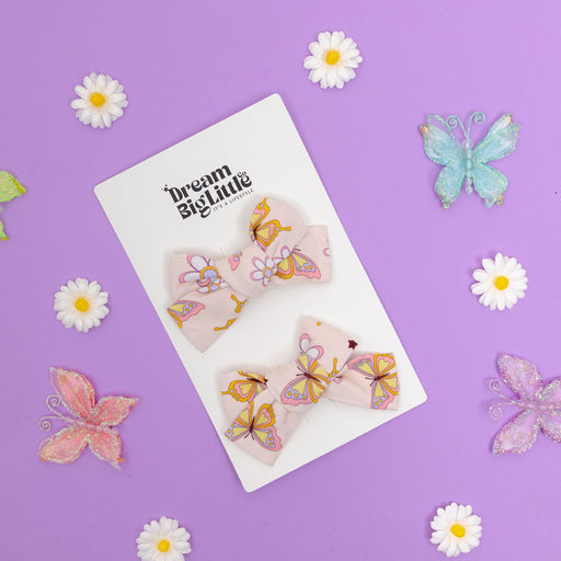 Dream Big Little Co Blossomin' Butterfly Dream Bow Hair Clips