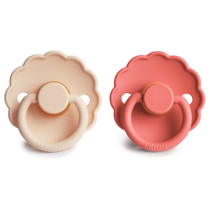 Mushie FRIGG Daisy Natural Rubber Pacifier 2-Pack