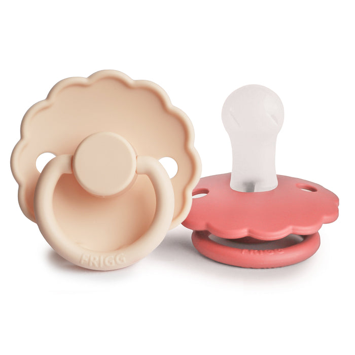 Mushie FRIGG Daisy Silicone Pacifier 2-Pack