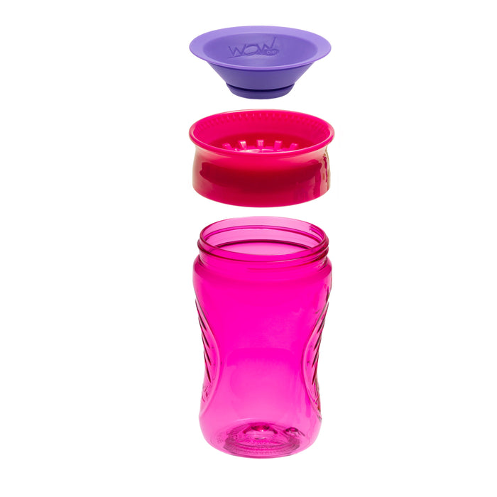 WOW CUP for Kids 360 Drinking Cup - Pink, 10 oz. /296 ml