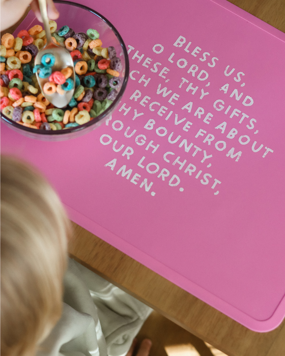 Be A Heart Meal Blessing Silicone Placemat