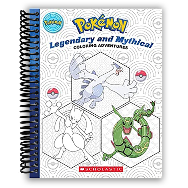 Lay it Flat Pok√©mon Coloring Adventures #2: Legendary & Mythical Pok√©mon (Spiral Bound)