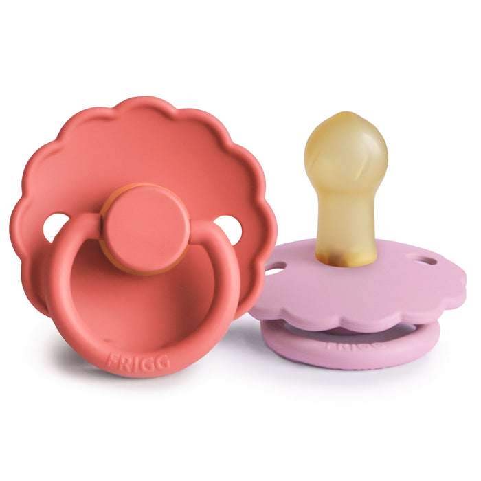 Mushie FRIGG Daisy Natural Rubber Pacifier 2-Pack