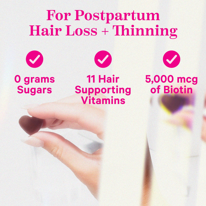 Pink Stork Postpartum Hair Loss Gummies