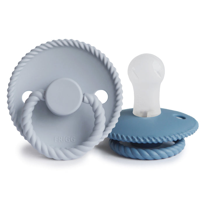 Mushie FRIGG Rope Silicone Pacifier 2-Pack