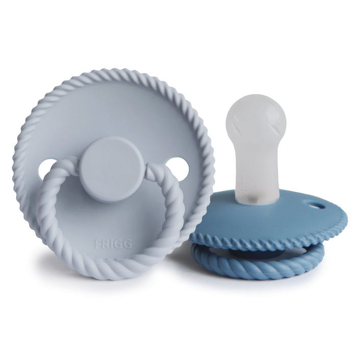 Mushie FRIGG Rope Silicone Pacifier 2-Pack